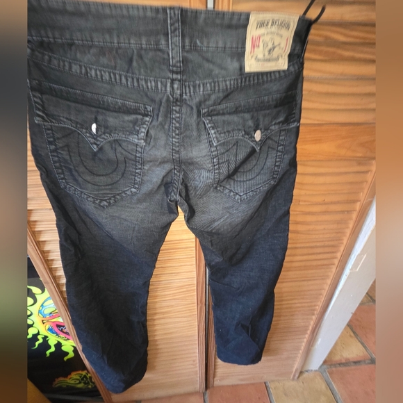 True Religion Other - True Religion Men's Black Jeans Ricky  Corduroy Straight